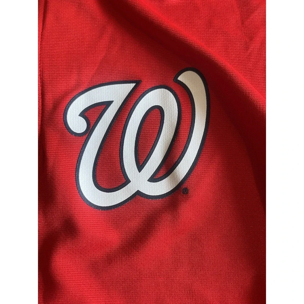 Washington Nationals Majestic Cool Base 1/4 Zip Pullover‎ Men's Size S Small